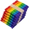 Generic Natural Jumbo Craft Sticks 4.5" Length Colorful Finish Building Blocks Birch Wood Stick Ice Cream Sticks 300 Pcs 110mm