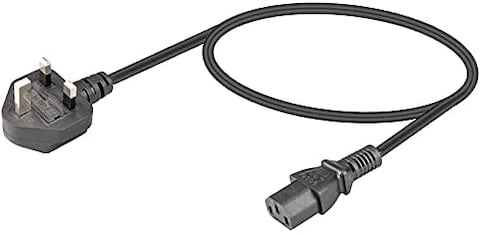 4 METER Cable Kettle Lead, UK 3 Pin IEC C13 Computer Power Lead for LED LCD Smart TV Monitor TV Printer PC Kettle and Other Appliances