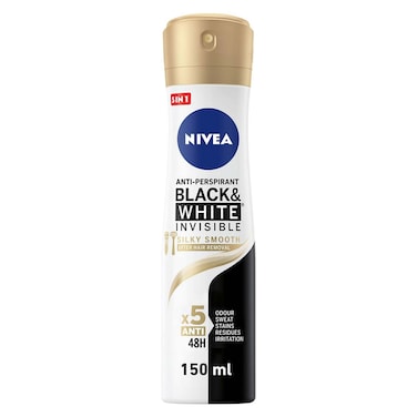 Nivea Black and White Invisible Silky Smooth Deodorant for Women - 150ml