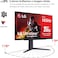 LG 27GR75Q-B.AEU LED Display 68.6 Cm (27") 2560 X 1440 Pixels Quad HD Black