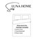 Luna Home Queen Size 6 Pieces Bedding Set, Washable Cotton Dark Gray Color