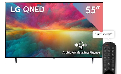 LG 55-inch 4K UHD QNED Smart TV 4K Ultra HD with WebOS - 55QNED75R