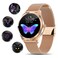 Round Full Touch Screen Bluetooth Smart Watch Gold