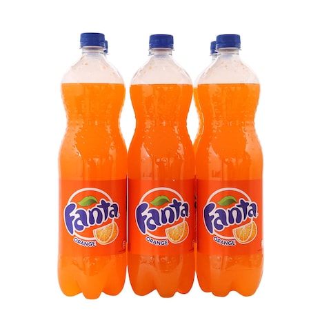 Fanta Orange Soft Drink Bottle 1.25L&times;6