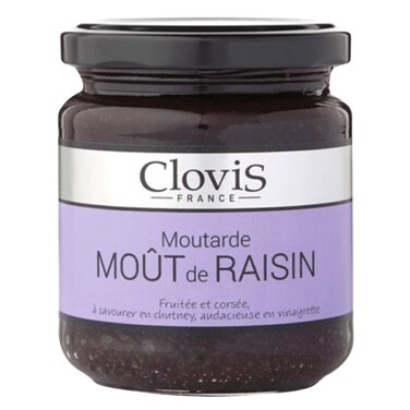 Clovis Mustard Red Grape 200g