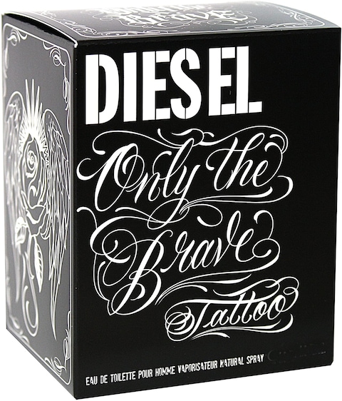 Diesel Only the Brave Tattoo Eau De Toilette For Men - 75ml