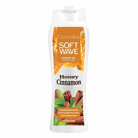 Cosmaline Soft Wave Honey And Cinnamon Shower Gel 450ml
