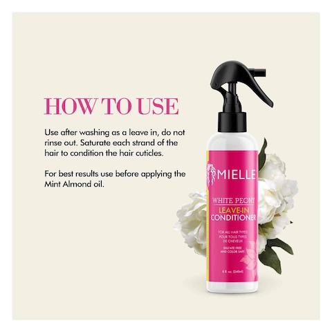 Mielle Organics White Peony Leave In Conditioner 240ml