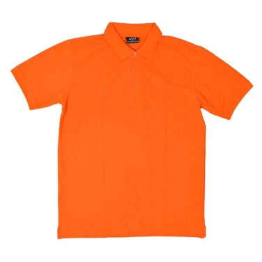 Kings Collection 551/ 004 Half Sleeve Polo T-Shirt Extra Large Orange