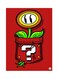 Video Game Super Mario Metal Plate Poster Multicolour 15x20centimeter