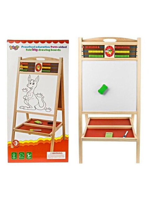 Child Toy Wooden Double Sided Drawing Board