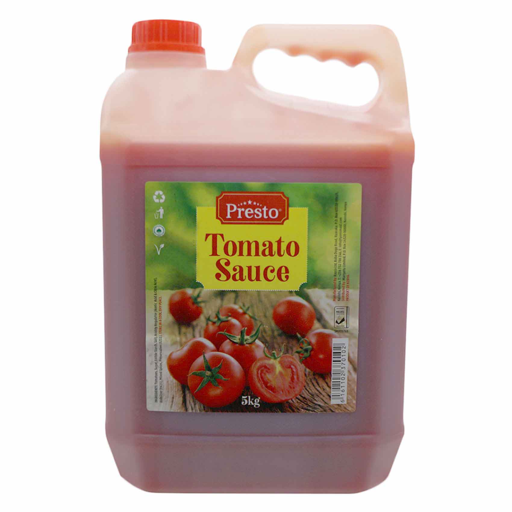 Presto Tomato Sauce 5Kg