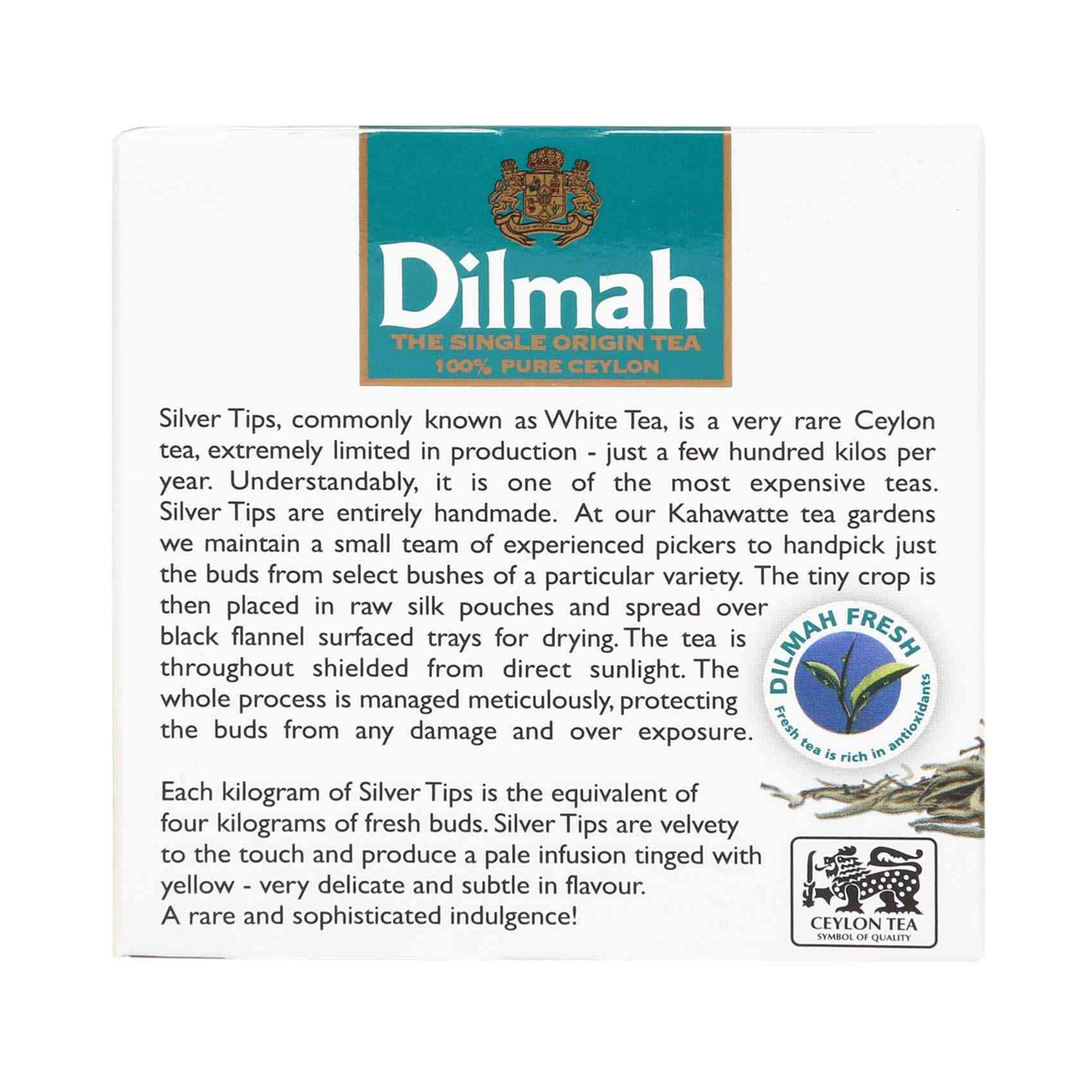 Dilmah Real White Tea 10&#39;s