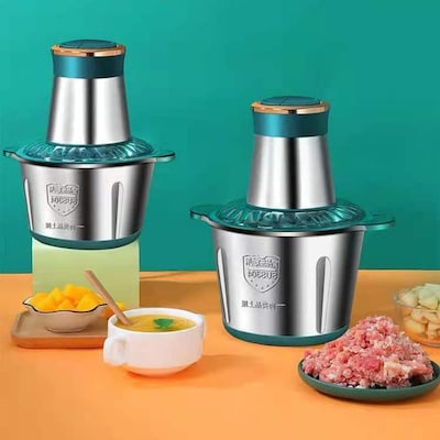 Heavy Duty Stainless Steel Electric Meat Grinders with Bowl for Food Chopping Meat & Vegetable Grinder/Chopping 3L