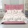 In House Milano Velvet Bed Frame - King - 200x200 cm - Light Pink