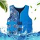Life Jacket Safety Vests Water Suit Kayak Boating Swimming Surfing Drifting Gear, Size XXL, 90 to 110 Kg- Blue