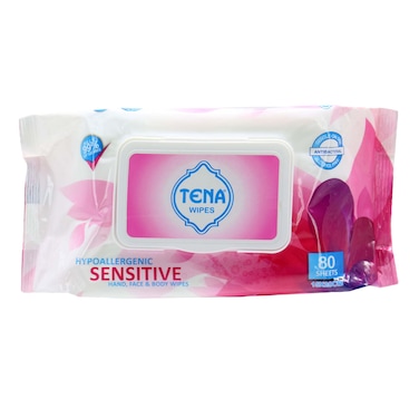 Tena Wipes 80&#39;S Packets