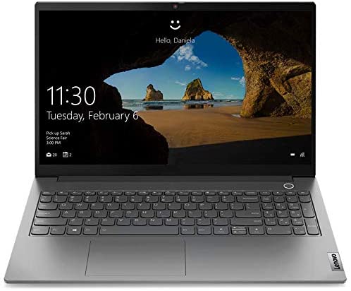 Lenovo Thinkbook 15 Gen 2, 11th Gen Core i7-1165G7 Upto 4.7GHz, 15.6&quot; FHD 220Nits Anti Glare Display, 8GB RAM, 1TB HDD, BT, Webcam With ThinkShutter, English Keyboard, Windows 10 Pro, Mineral Grey