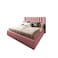 In House Palermo Velvet Bed Frame - King - 200x200 cm - Light Pink