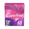 Carefree Plus Large Fresh Scent Pantyliners White 48 count