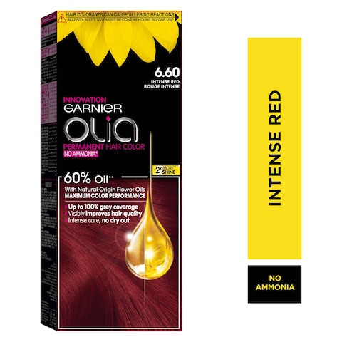 Garnier Olia Ammonia-Free Permanent Hair Colour 6.6 Intense Red