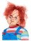 Smiffy&#39;s Overhead Stitch Detail Chucky Latex Mask- Brown