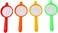Lavish Plastic Tea And Coffee Strainers, Multicolor (Set Of 4)