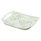 RK COMFORT TRAY SMALL WHITE STATIC GOLD, DWT1024WSG, 12.25" x 9"