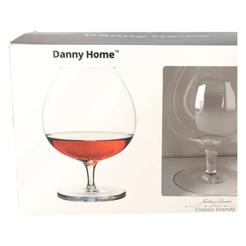 Danny Home Brandy Glass 2 Pieces Clear