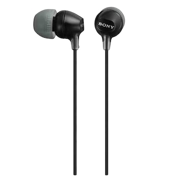 Sony MDR EX15AP In Ear Headphones 1 Piece Black