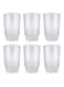 Delcasa 6-Piece Glass Tumbler Set Clear 270ml