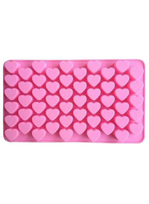 Generic Love Heart Shaped Candy Cookie Mould Pink