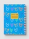 Lowha Spiral Notebook With 60 Sheets And Hard Paper Covers With Colored Heart Shapes Drawing Design, For Jotting Notes And Reminders, For Work, University, School