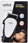 ماكينة قص شعر سانفورد مع مشبك على مشط للرجال، أسود/أبيض، أسود وأبيض - Sf9706Hc