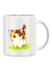 Giftex Lovely Cat Design Ceramic Coffe Mug Multicolour 11Ounce