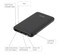 Budi QC3.0+PD 18W Charger Quick Charge Power Bank 10,000 mAh M8J086-BLK