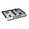 LG 4 Burners Built-in Gas Hob HU641BBG Silver 60cm