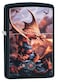 Zippo 49097 Anne Stokes Fire Breathing Dragon Black Matte Windproof Lighter