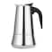 Generic-Stainless Steel Stovetop Coffee Pot Espresso Coffee Maker Kettle 100ML / 200ML / 300ML / 450ML / 600ML Outdoors Indoors Cafeteira-450ML