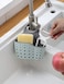Kitchen Sink Shelf Soap Sponge Drain Rack Holder Double Decker Hanging Basket Storage Suction Cup Kitchen Organizer Sink Accessories Wash Dropshipping - Green