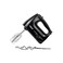 Arshia 2288BS Hand Mixer Black, Blended frosting, puree, batter, sweets 400watts