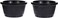 Dinewell Melamine Ramekin Bowl Black