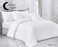 Sleep Night Hotel Stripe 4 Pieces Comforter Set Single Size 160x210cm 100% Cotton With Zipper Closure White