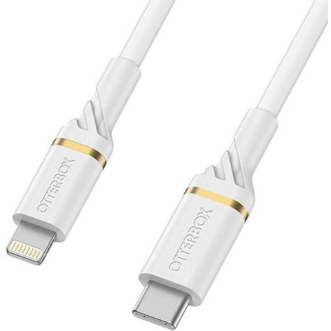Otterbox UK Wall Charger 20W + USB-C Cable 1M Rugged Fast Compact Charger for USB-C Devices - White