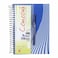 ساسكو كونكورد كشكول سلك A5 مع قلم - 210 صفحة - 6 أقسام - أزرق
