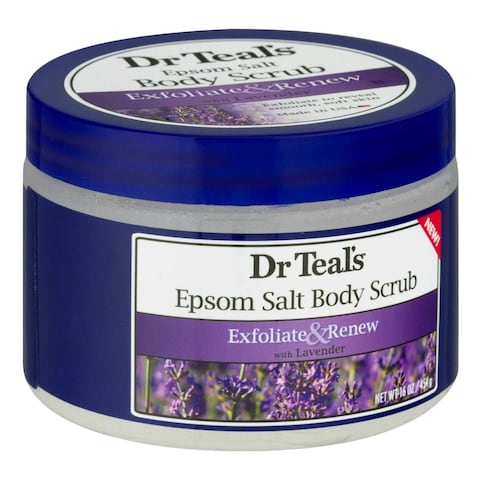 Dr Teals Epsom Salt Lavender Body Scrub 454g