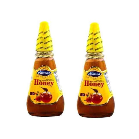 Diamond Pure and Natural Honey, 250g Pack of 2