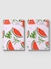 Lowha Spiral Notebook With 60 Sheets And Hard Paper Covers With Watermelon Vector Design, For Jotting Notes And Reminders, For Work, University, School