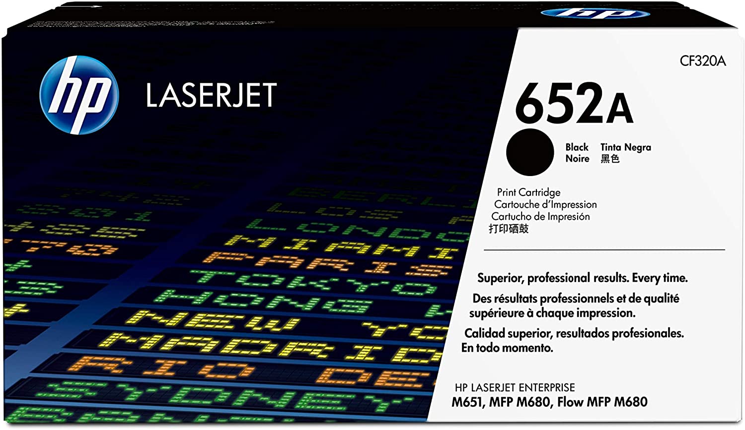 Buy HP Cf320A 652A Original Laserjet Toner Cartridge, Black, Single ...