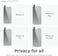 Elago Privacy Designed For Iphone 14 Pro Max Privacy Premium Tempered Glass Screen Protector